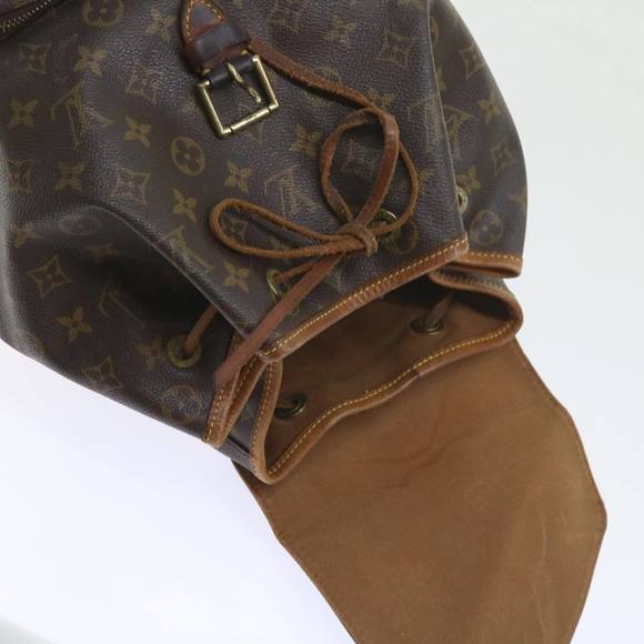 LOUIS VUITTON Monogram Montsouris GM Backpack M51135 LV Auth 60374 - Picture 10 of 16